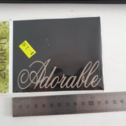 2CRAFTY Chip Board -Adorable